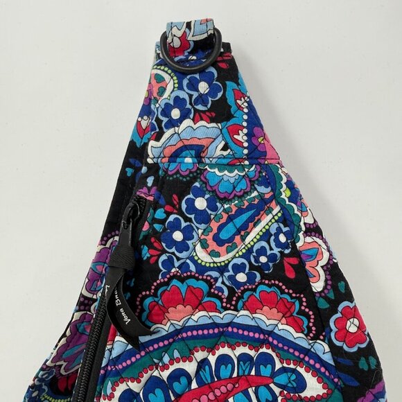 Vera Bradley Essential Small Sling Backpack Bag Haymarket Paisley Colorful NWOT - Picture 5 of 16